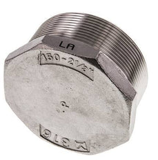 Plug R2 1/2'' Stainless steel with External Hex 16bar (224.8psi)