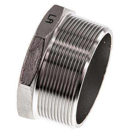 Plug R2 1/2'' Stainless steel with External Hex 16bar (224.8psi)