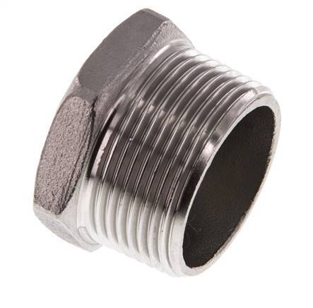 Plug R1 1/4'' Stainless steel with External Hex 16bar (224.8psi)