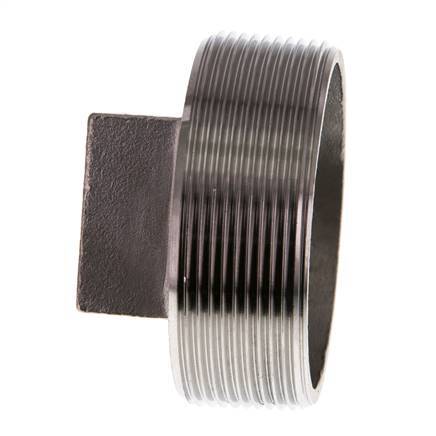Plug R2 1/2'' Stainless steel with External Square 16bar (224.8psi)