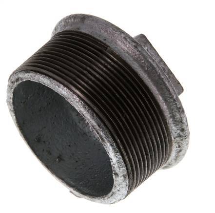 Plug R2 1/2'' Malleable cast iron with External Square 25bar (351.25psi)