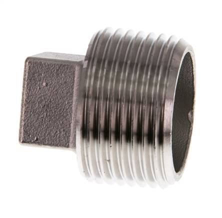 Plug R1'' Stainless steel with External Square 16bar (224.8psi)