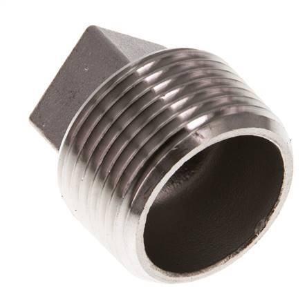 Plug R1'' Stainless steel with External Square 16bar (224.8psi)