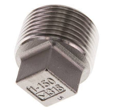 Plug R1'' Stainless steel with External Square 16bar (224.8psi)