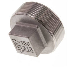 Plug R2'' Stainless steel with External Square 16bar (224.8psi)