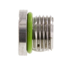 Plug UNF 1/2''-20 Stainless steel FKM with Internal Hex 630bar (8851.5psi)