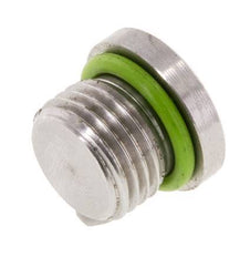 Plug UNF 1/2''-20 Stainless steel FKM with Internal Hex 630bar (8851.5psi)