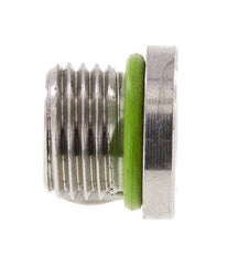 Plug UNF 1/2''-20 Stainless steel FKM with Internal Hex 630bar (8851.5psi)