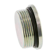 Plug UN 1-5/8''-12 Steel NBR with Internal Hex 250bar (3512.5psi)