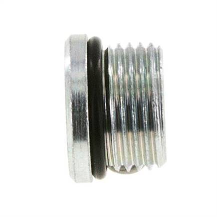 Plug UNF 7/8''-14 Steel NBR with Internal Hex 630bar (8851.5psi)