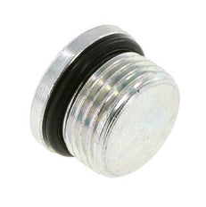 Plug UNF 7/8''-14 Steel NBR with Internal Hex 630bar (8851.5psi)