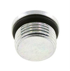 Plug UNF 7/8''-14 Steel NBR with Internal Hex 630bar (8851.5psi)