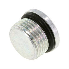 Plug UNF 7/8''-14 Steel NBR with Internal Hex 630bar (8851.5psi)