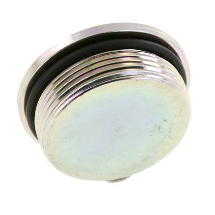Plug UN 1-7/8''-12 Steel NBR with Internal Hex 250bar (3512.5psi)