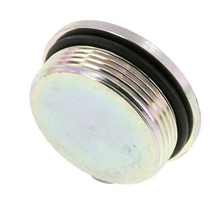 Plug UN 1-7/8''-12 Steel NBR with Internal Hex 250bar (3512.5psi)