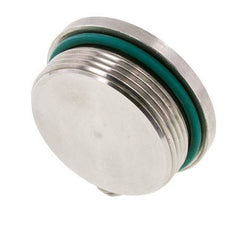 Plug UN 1-7/8''-12 Stainless steel FKM with Internal Hex 250bar (3512.5psi)
