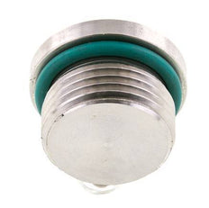 Plug UN 1-1/16''-12 Stainless steel FKM with Internal Hex 400bar (5620.0psi)
