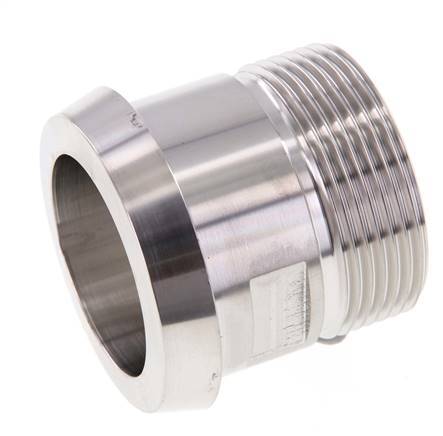 DIN 11851 Sanitary (Dairy) Fitting 56mm Cone x G1 1/2 inch Male Stainless Steel