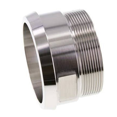 DIN 11851 Sanitary (Dairy) Fitting 100mm Cone x G3 inch Male Stainless Steel