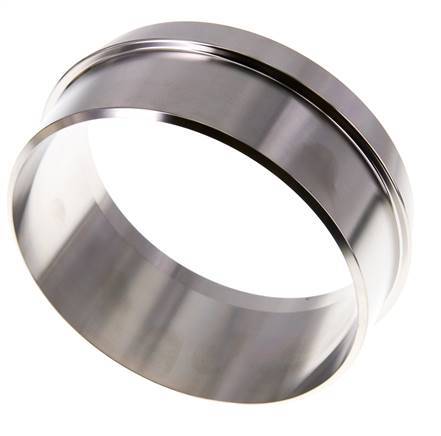 Sanitary (Dairy) Fitting 121mm Cone x 114.3mm Weld End Stainless Steel