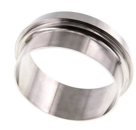 DIN 11851 Sanitary (Dairy) Fitting 121mm Cone x 104mm Weld End Stainless Steel