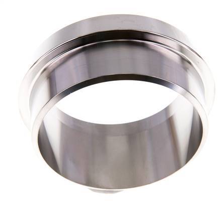 Sanitary (Dairy) Fitting 68mm Cone x 60.3mm Weld End Stainless Steel