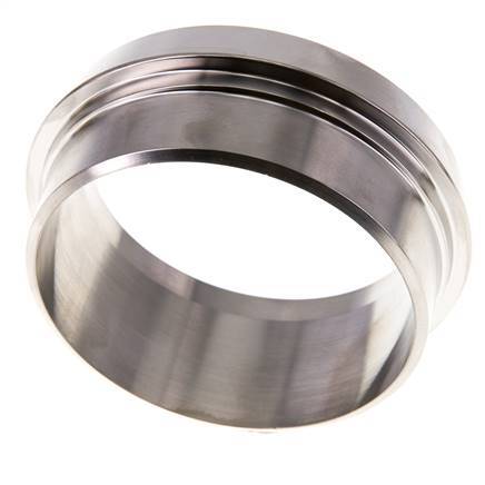 Sanitary (Dairy) Fitting 86mm Cone x 76.1mm Weld End Stainless Steel