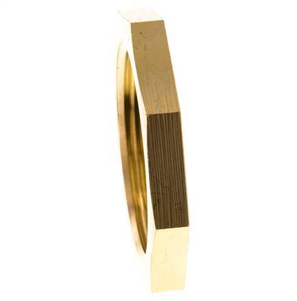 Lock Nut G1 1/2'' Brass