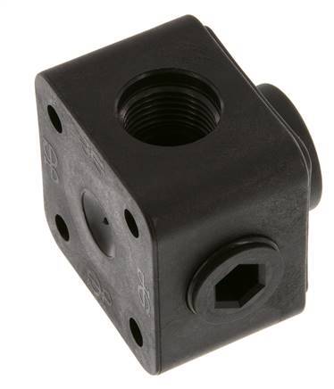 5-way Distributor Wall Mounted G1/2'' Plastic