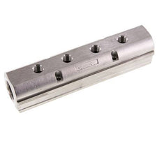 Distributor Bar 2xG3/4'' - 4xG1/4'' Stainless Steel One-sided PN 15
