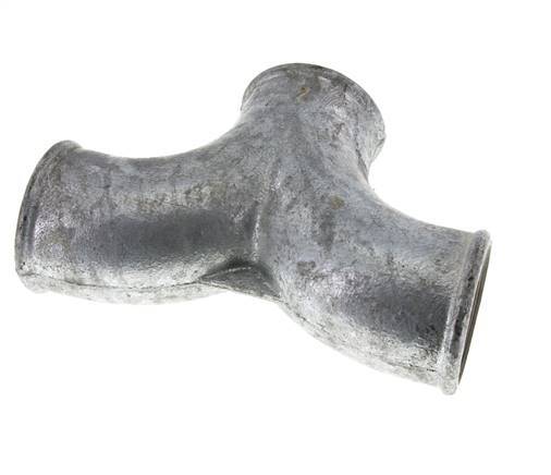 Tee Fitting Rp2'' Female Malleable cast iron 25bar (351.25psi)