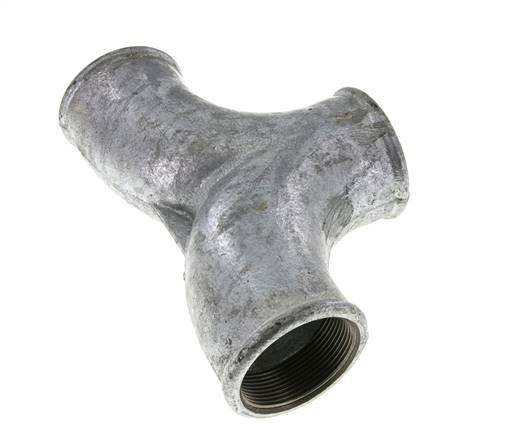Tee Fitting Rp2'' Female Malleable cast iron 25bar (351.25psi)