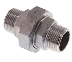 Union Straight Connector R1'' Stainless Steel Flat Seal PTFE 16bar (224.8psi)