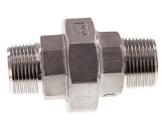 Union Straight Connector R3/4'' Stainless Steel Flat Seal PTFE 16bar (224.8psi)