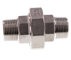 Union Straight Connector R3/4'' Stainless Steel Flat Seal PTFE 16bar (224.8psi)