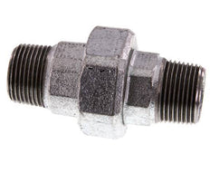 Union Straight Connector R1'' Cast Iron Flat Seal 25bar (351.25psi)