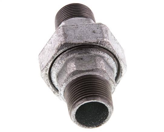 Union Straight Connector R3/4'' Cast Iron Flat Seal 25bar (351.25psi)
