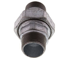 Union Straight Connector R1 1/4'' Cast Iron Flat Seal 25bar (351.25psi)