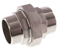 Union Straight Connector R2'' Stainless Steel Flat Seal PTFE 16bar (224.8psi)