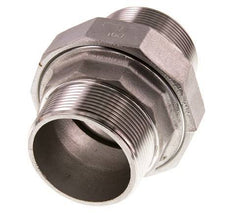 Union Straight Connector R2'' Stainless Steel Flat Seal PTFE 16bar (224.8psi)