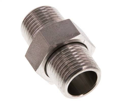 Double Nipple R1/2'' Separable Stainless Steel Conical Seal 40bar (562.0psi)