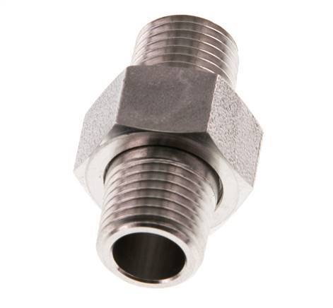 Double Nipple R1/4'' Separable Stainless Steel Conical Seal 40bar (562.0psi)