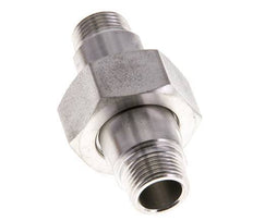 Double Nipple R3/8'' Separable Stainless Steel Flat Seal PTFE 40bar (562.0psi)