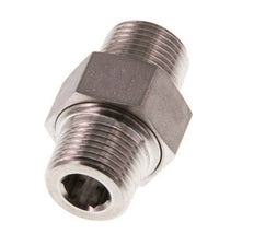 Double Nipple R3/8'' Separable Stainless Steel Conical Seal 40bar (562.0psi)