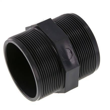 Reducing Double Nipple G2 1/2'' PVC-U 16bar (224.8psi) EN 1452-3