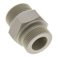 Double Nipple G1 1/4'' Polypropylene (pp) 10bar (140.5psi) FDA 50mm Hex
