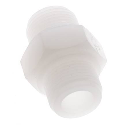 Double Nipple G3/4'' PVDF 10bar (140.5psi) FDA 36mm Hex