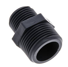 Reducing Double Nipple G1/2'' x G3/4'' Polypropylene (pp) 10bar (140.5psi) FDA 27mm Hex