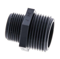 Reducing Double Nipple G3/4'' x G1'' Polypropylene (pp) 10bar (140.5psi) FDA 36mm Hex