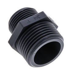 Reducing Double Nipple G3/4'' x G1'' Polypropylene (pp) 10bar (140.5psi) FDA 36mm Hex